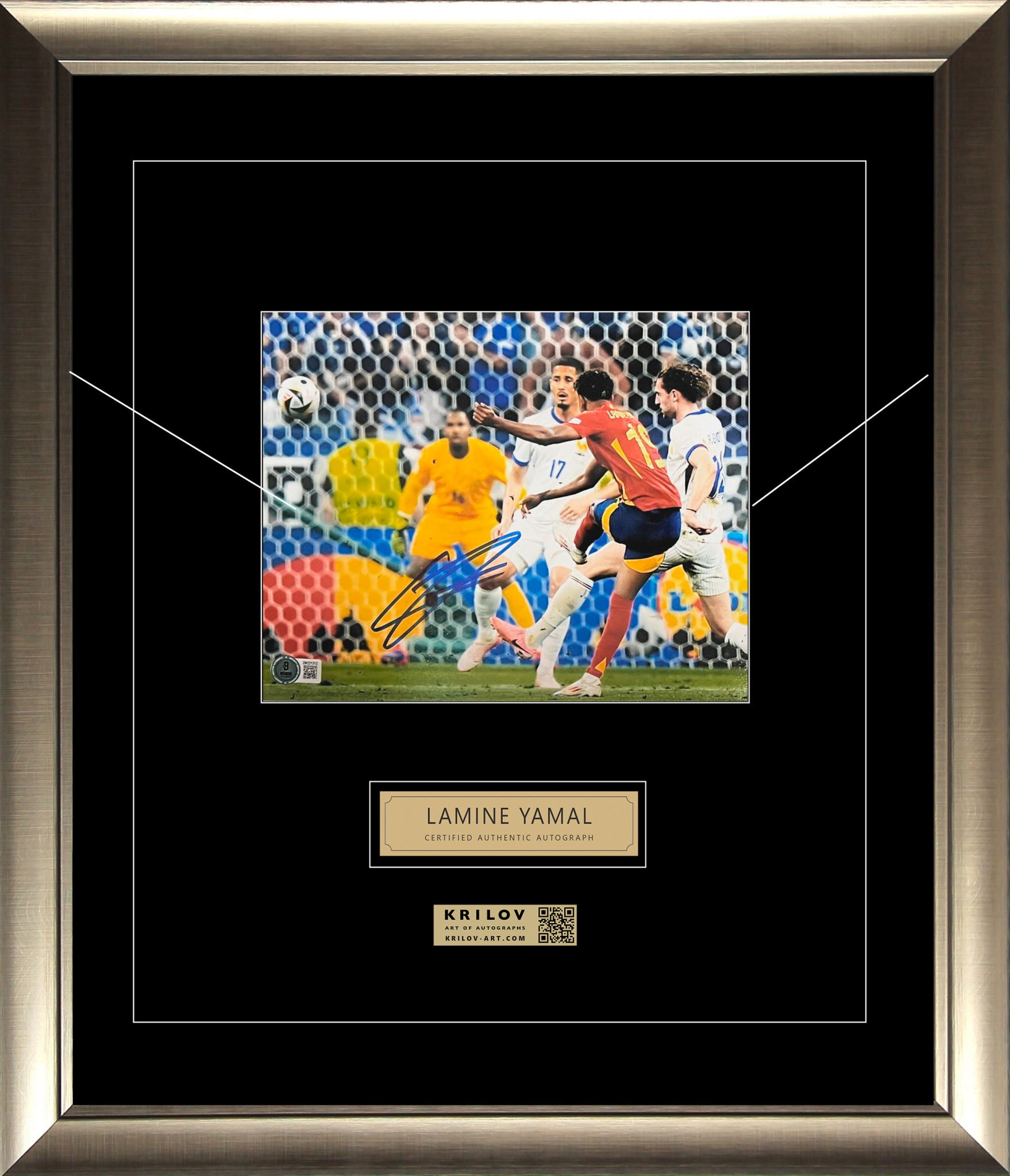 Autograph of Lamine Yamal | Krilov. Art of Autographs